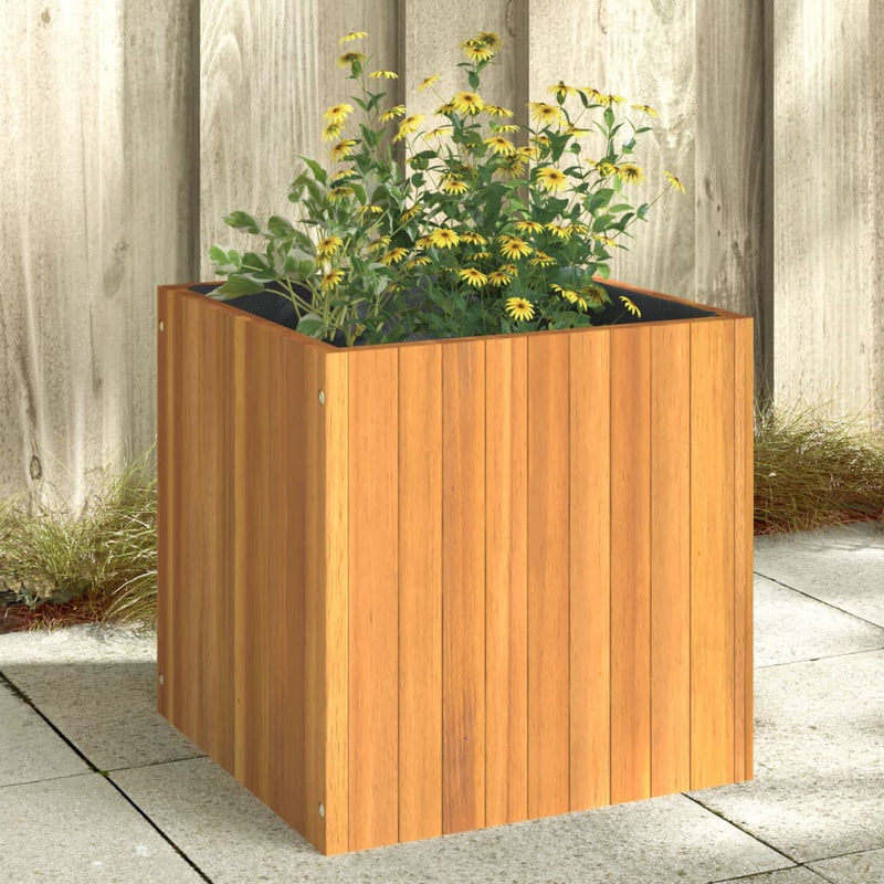 Load image into Gallery viewer, Vidaxl plantenbak 45x45x45 cm massief acaciahout

