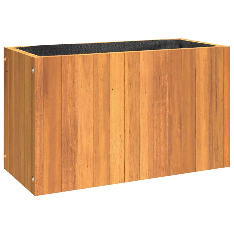 Load image into Gallery viewer, Vidaxl plantenbak 59x27,5x35 cm massief acaciahout
