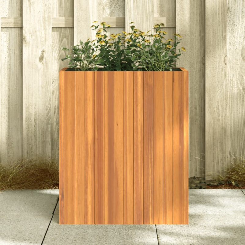 Afbeelding laden in galerijviewer, Vidaxl plantenbak 59x27,5x70 cm massief acaciahout
