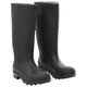 Vidaxl regenlaarzen maat 38 pvc zwart