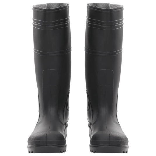 Vidaxl regenlaarzen maat 38 pvc zwart