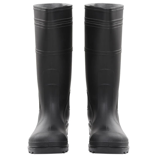 Vidaxl regenlaarzen maat 44 pvc zwart
