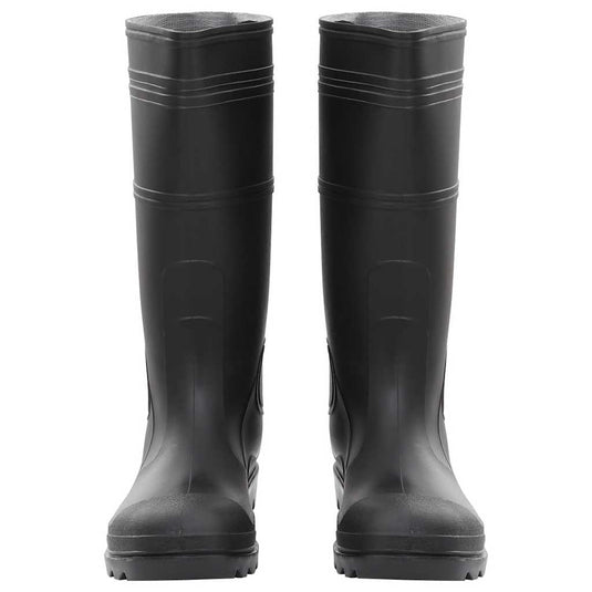 Vidaxl regenlaarzen maat 46 pvc zwart