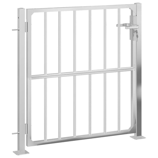 VidaXL Poort 100x100 cm roestvrij staal