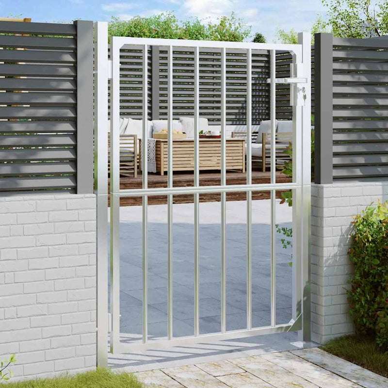 Load image into Gallery viewer, VidaXL Tuinpoort 100x150 cm roestvrij staal
