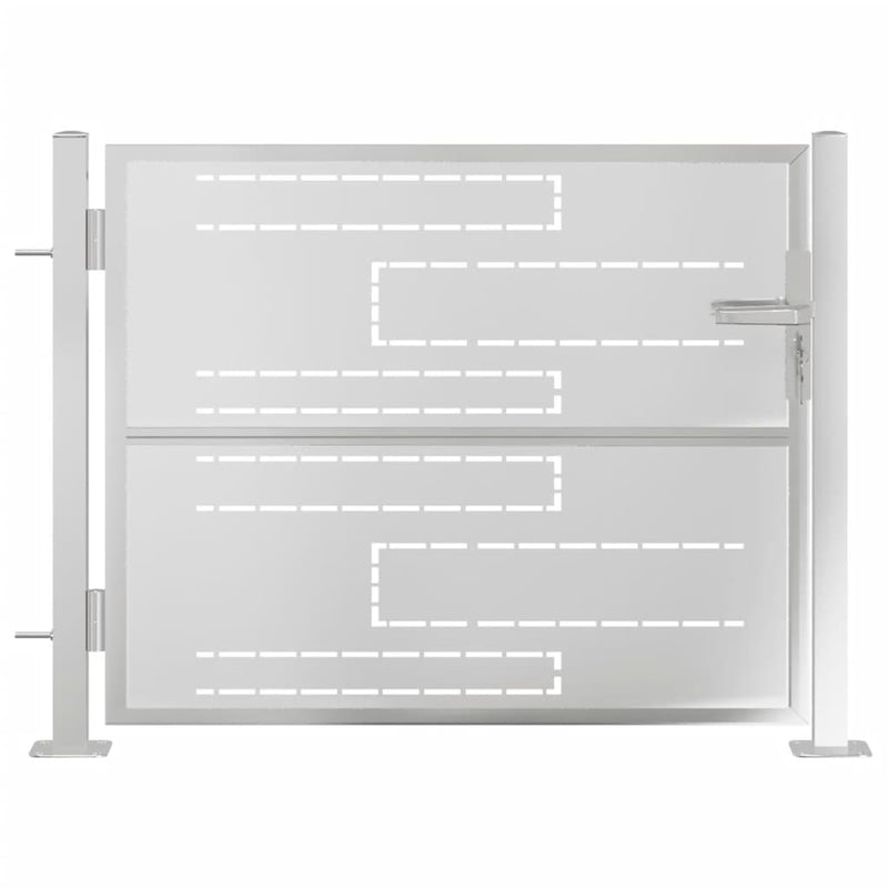 Load image into Gallery viewer, VidaXL Poort 100x75 cm roestvrij staal
