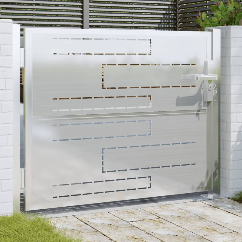 Load image into Gallery viewer, VidaXL Poort 100x75 cm roestvrij staal
