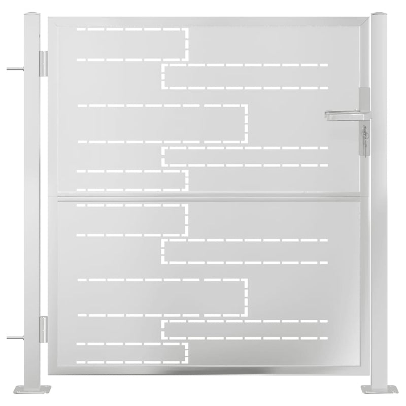 Load image into Gallery viewer, VidaXL Poort 100x100 cm roestvrij staal
