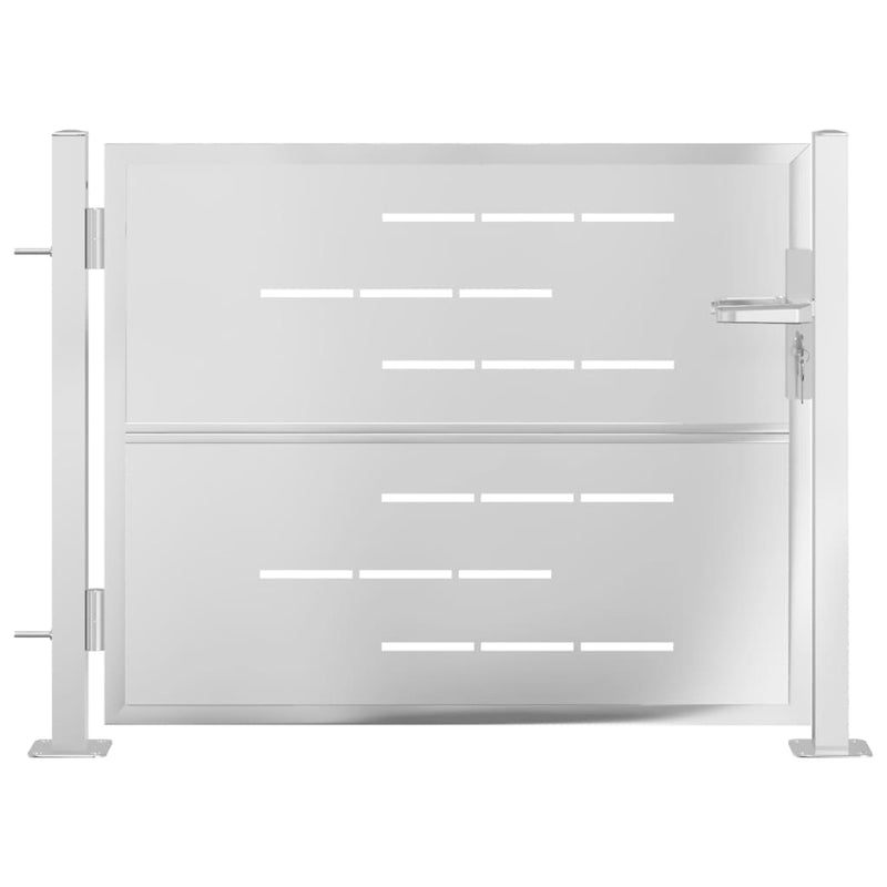 Load image into Gallery viewer, VidaXL Poort 100x75 cm roestvrij staal
