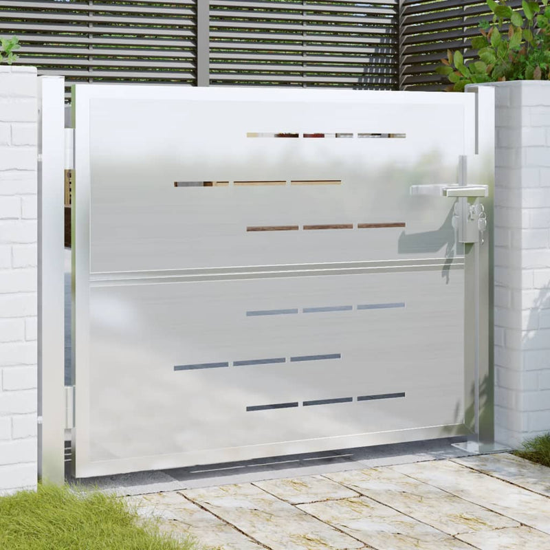 Load image into Gallery viewer, VidaXL Poort 100x75 cm roestvrij staal
