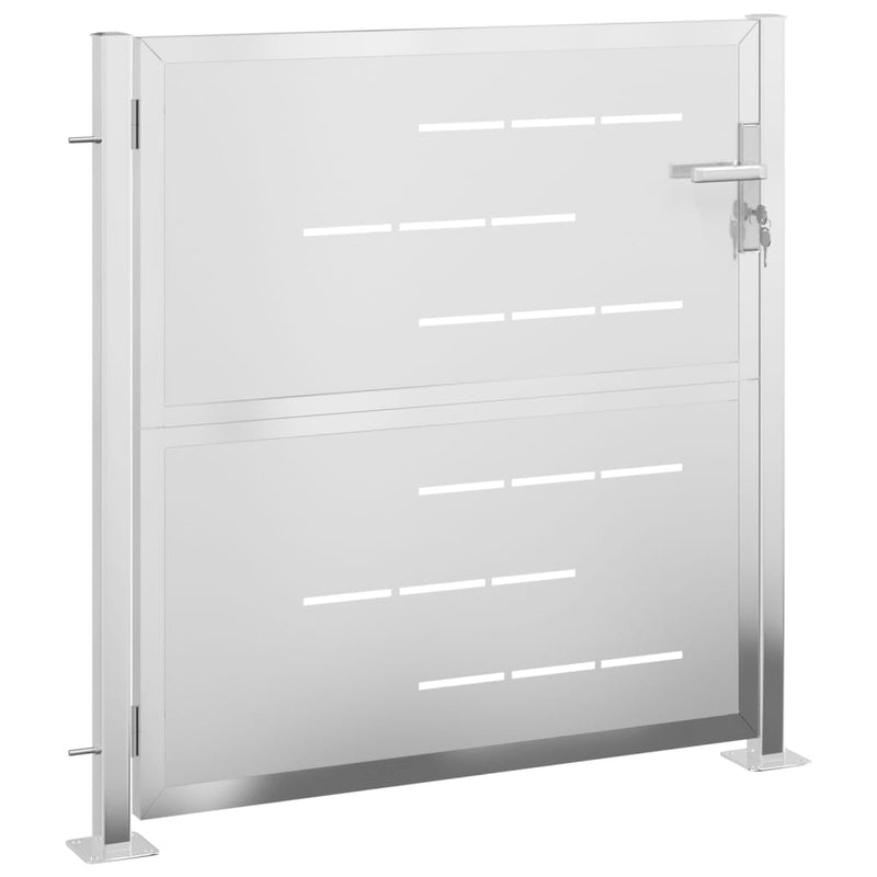 Load image into Gallery viewer, VidaXL Poort 100x100 cm roestvrij staal
