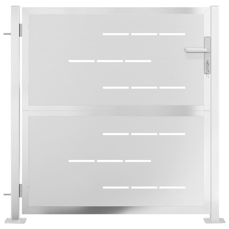Load image into Gallery viewer, VidaXL Poort 100x100 cm roestvrij staal
