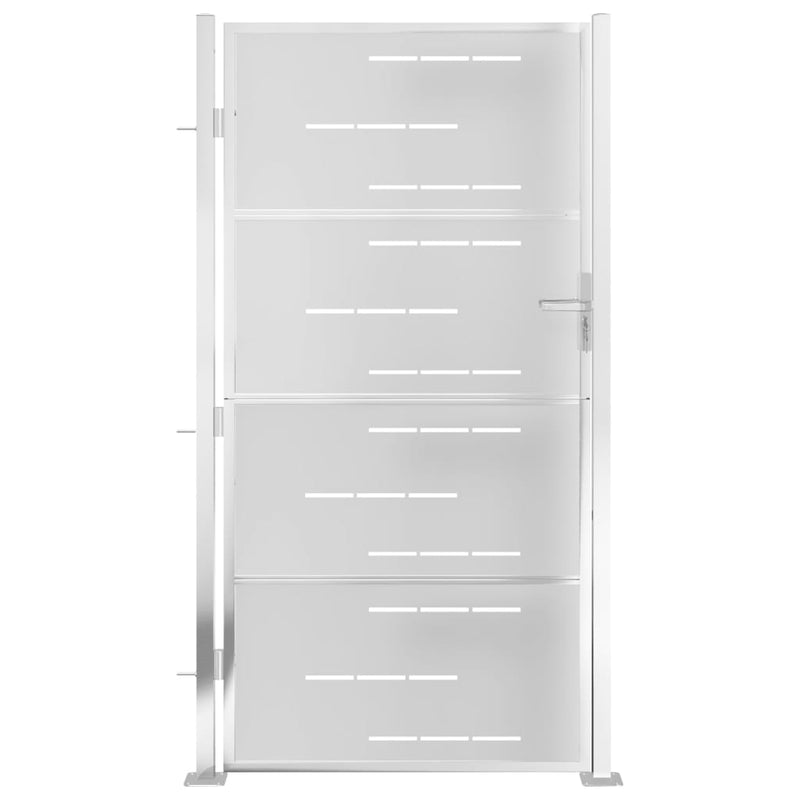 Load image into Gallery viewer, VidaXL Poort 100x180 cm roestvrij staal
