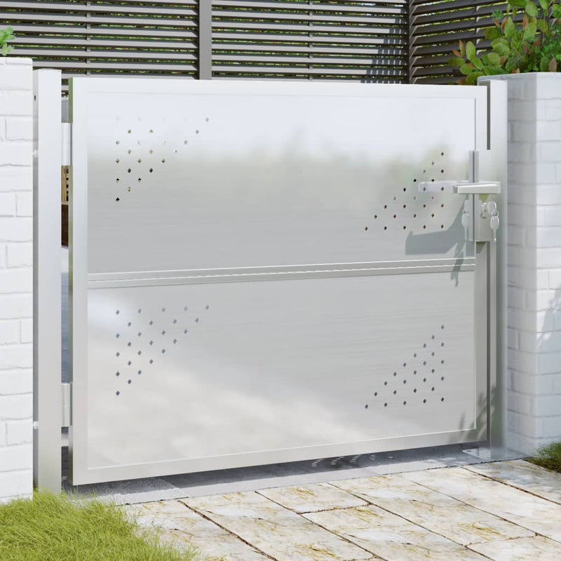 Load image into Gallery viewer, VidaXL Poort 100x75 cm roestvrij staal
