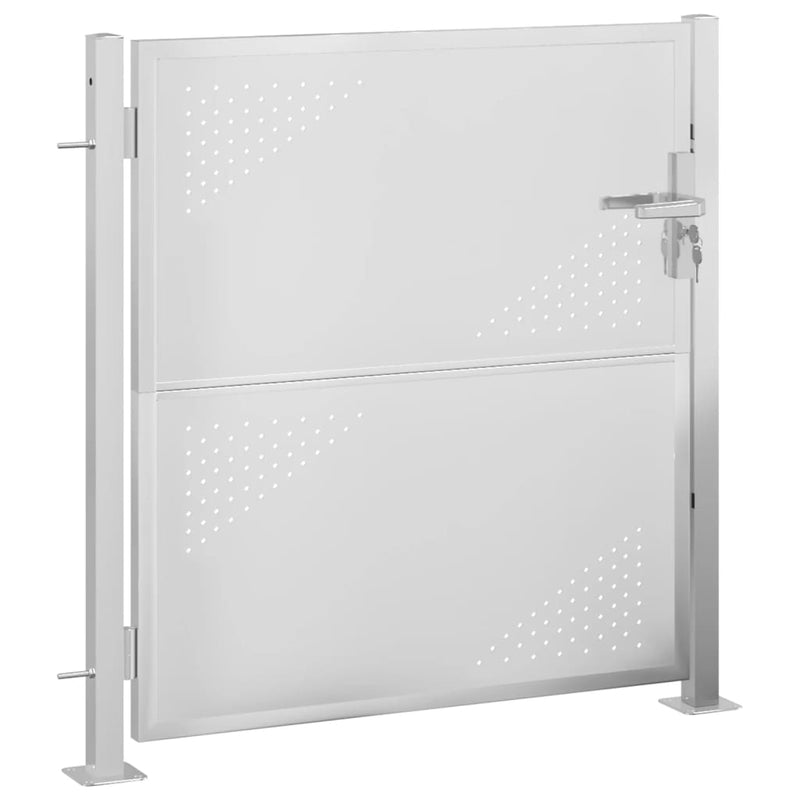 Load image into Gallery viewer, VidaXL Poort 100x100 cm roestvrij staal
