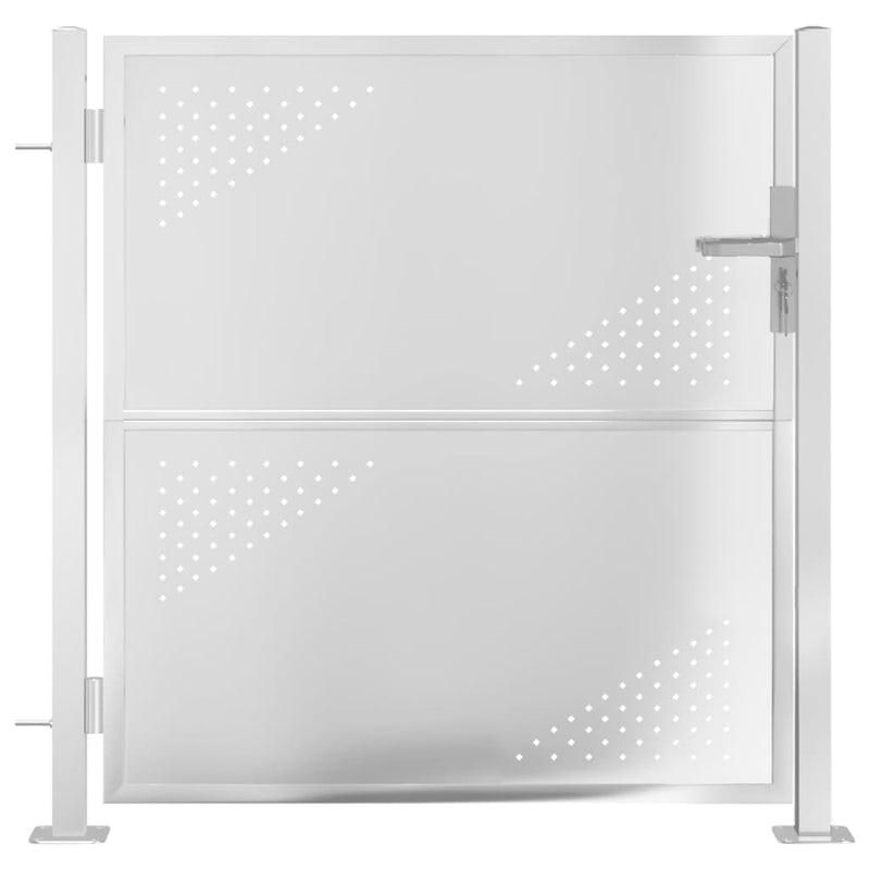 Load image into Gallery viewer, VidaXL Poort 100x100 cm roestvrij staal

