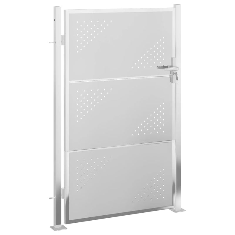 Load image into Gallery viewer, VidaXL Tuinpoort 100x150 cm roestvrij staal
