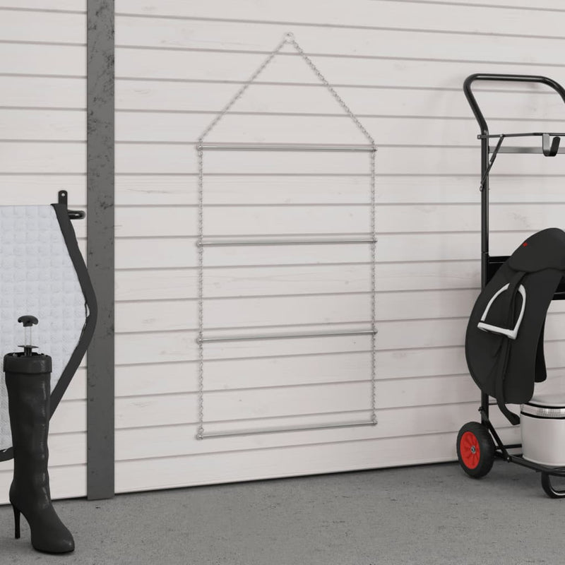 Load image into Gallery viewer, Vidaxl zadeldekrek roestvrij staal zilverkleurig
