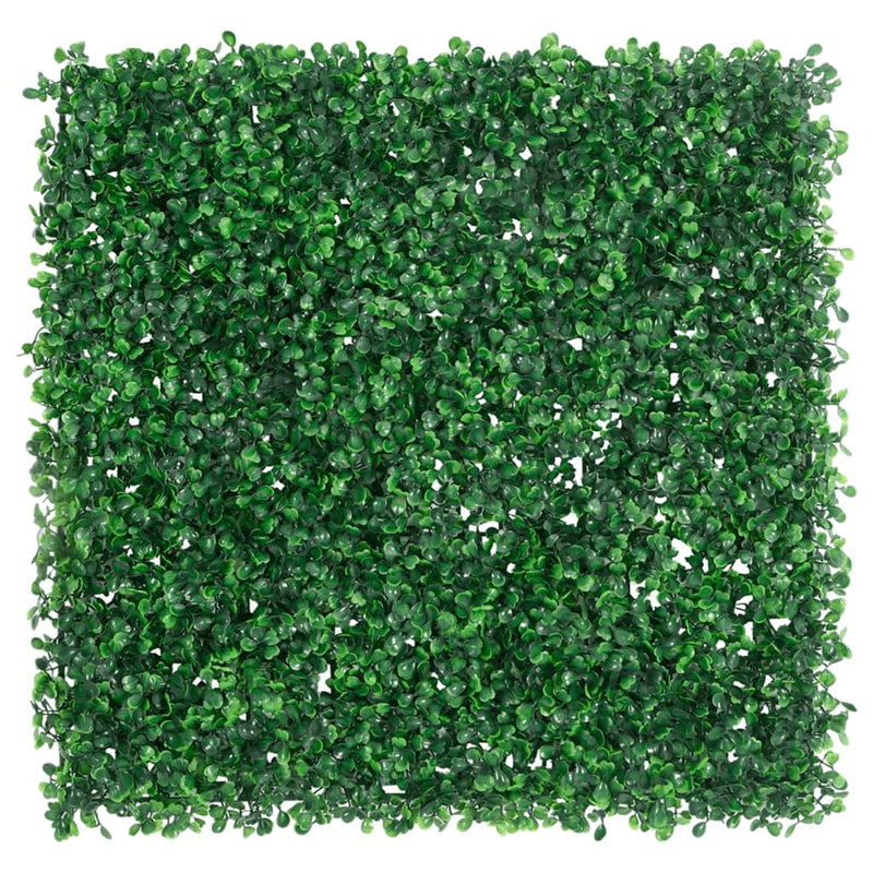Load image into Gallery viewer, Vidaxl hek met kunstheester 24 st 50x50 cm groen
