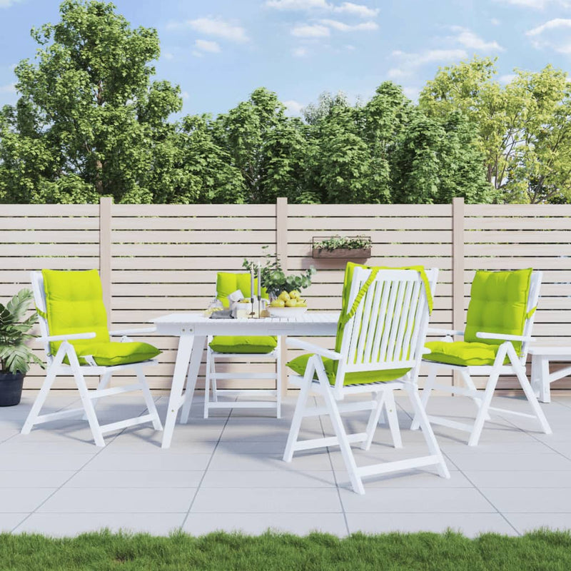 Load image into Gallery viewer, Vidaxl stoelkussens 4 st lage rug oxford stof felgroen
