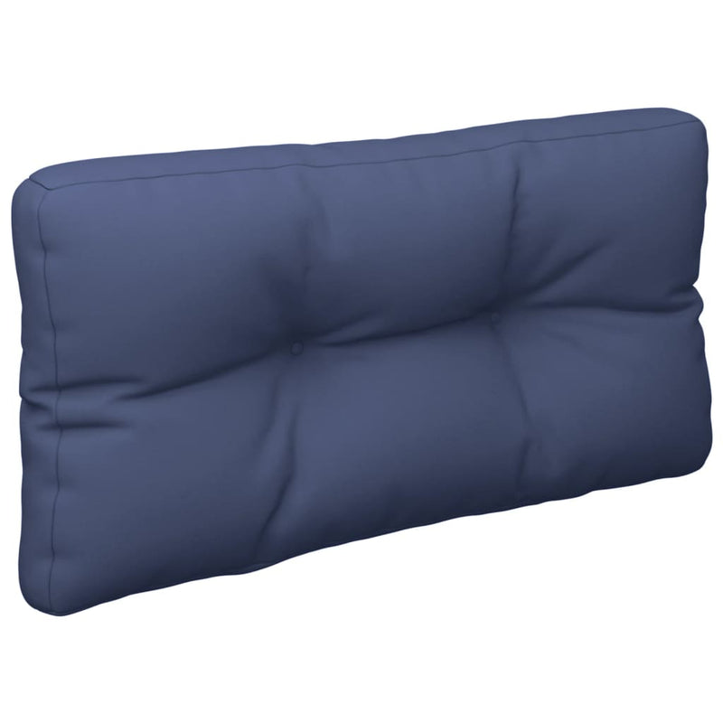 Load image into Gallery viewer, Vidaxl palletkussen 80x40x12 cm stof marineblauw

