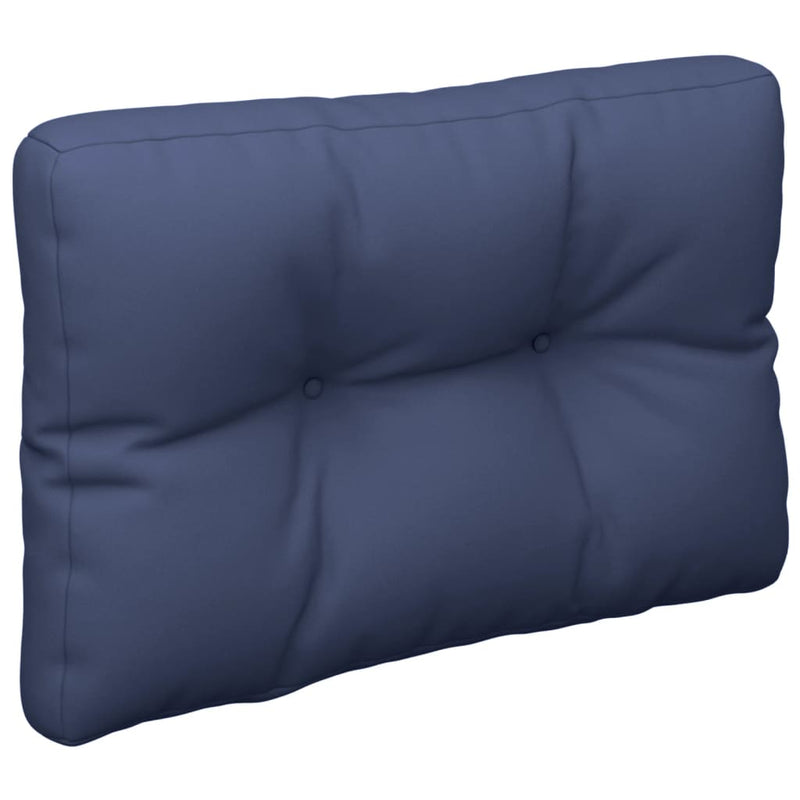 Load image into Gallery viewer, Vidaxl palletkussens 2 st stof marineblauw
