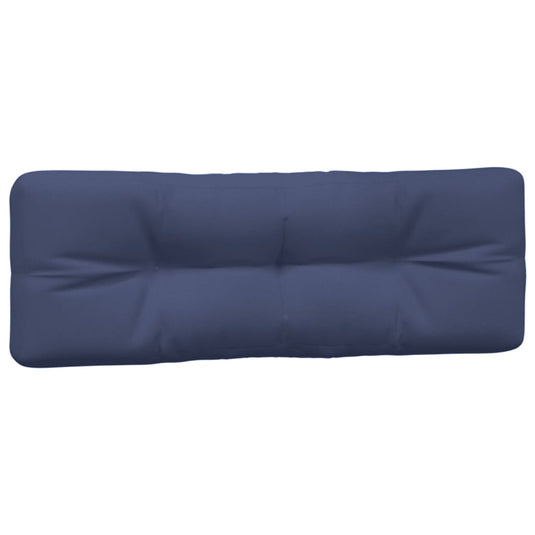 Vidaxl palletkussens 2 st stof marineblauw