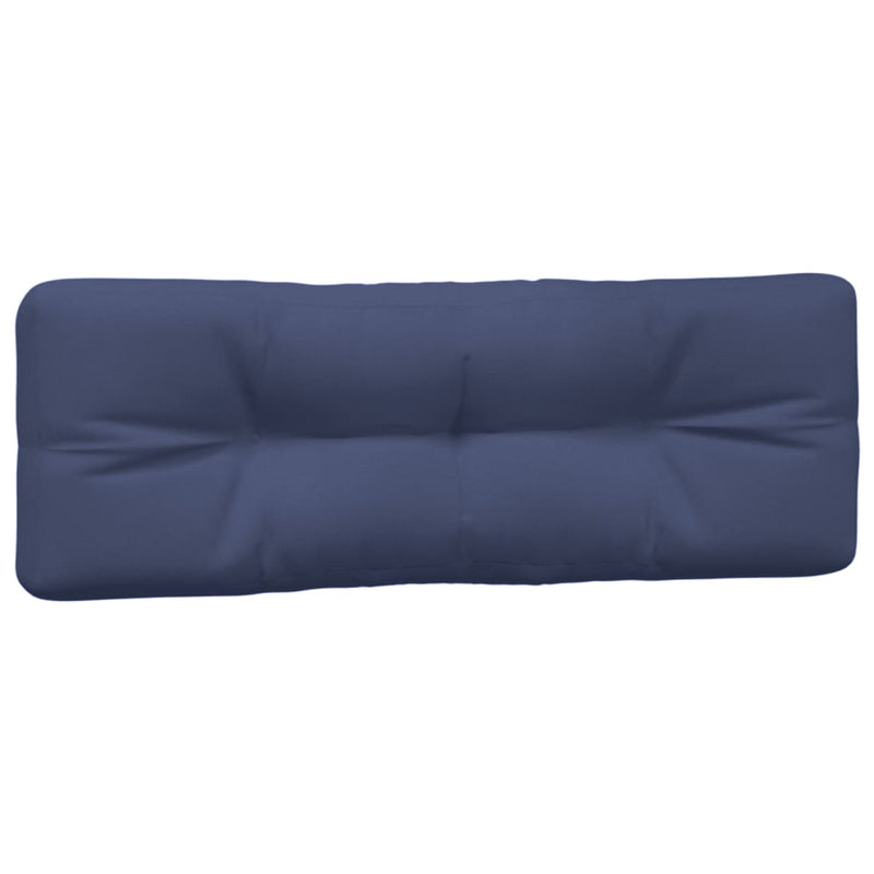 Load image into Gallery viewer, Vidaxl palletkussens 2 st stof marineblauw
