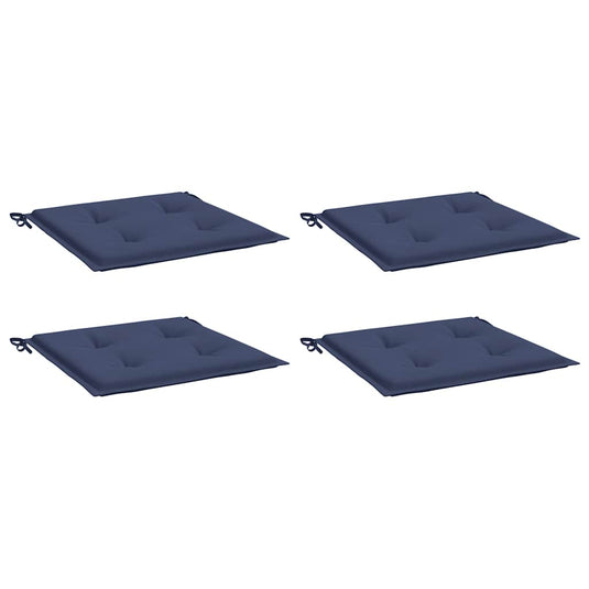 Vidaxl palletkussens 4 st 50x50x4 cm oxford stof marineblauw
