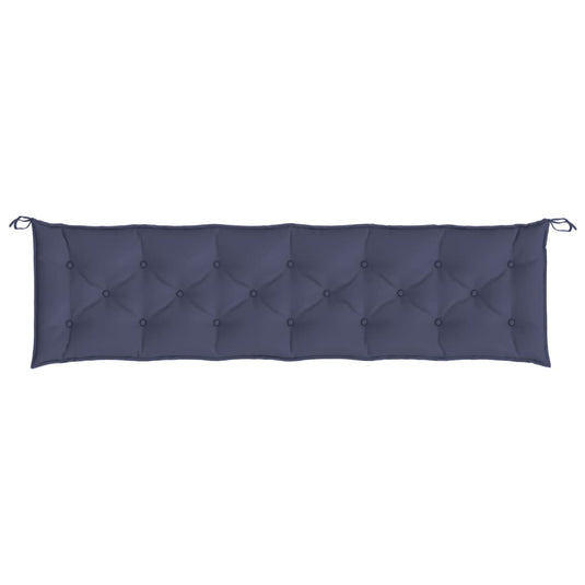 Vidaxl tuinbankkussen 200x50x7 cm oxford stof marineblauw