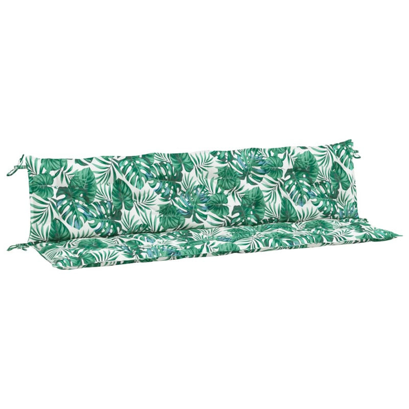 Load image into Gallery viewer, Vidaxl tuinbankkussens 2 st bladpatroon 200x50x7 cm oxford stof
