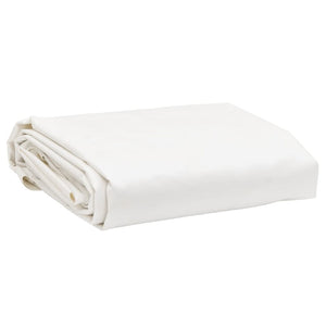 Vidaxl dekzeil 650 g m² 1x2,5 m wit