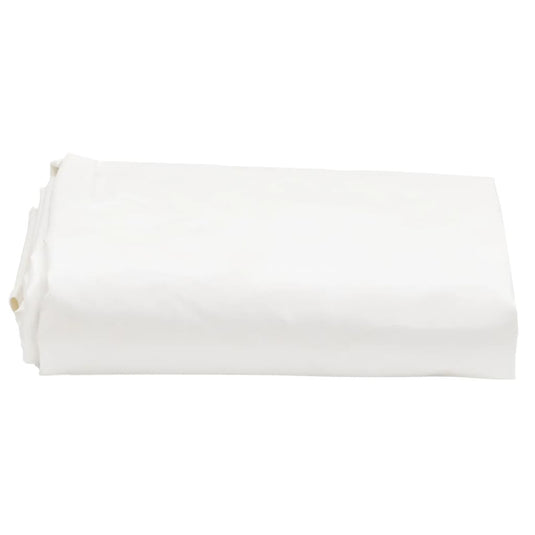 Vidaxl dekzeil 650 g m² 1x2,5 m wit