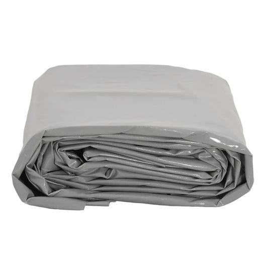 Vidaxl dekzeil 650 g m² 2x3 m grijs