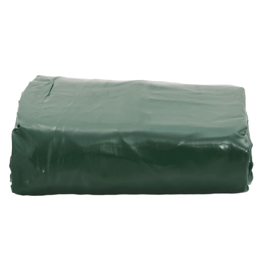 Vidaxl dekzeil 650 g m² 1,5x6 m groen
