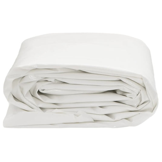 Vidaxl dekzeil 650 g m² 1,5x20 m wit