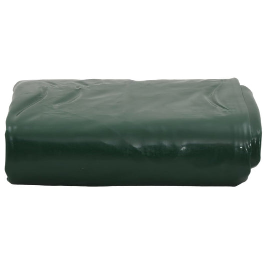 Vidaxl dekzeil 650 g m² ø 3 m groen