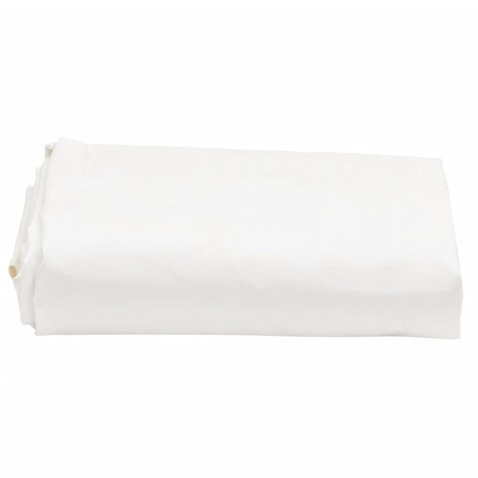 Vidaxl dekzeil 650 g m² ø 2,4 m wit