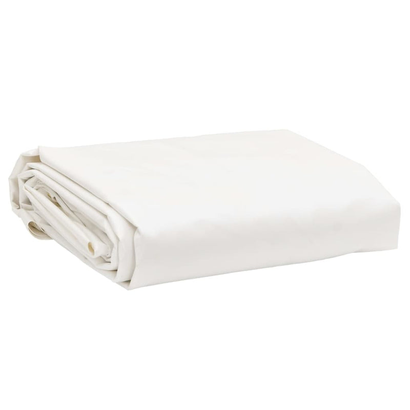 Load image into Gallery viewer, Vidaxl dekzeil 650 g m² ø 3 m wit
