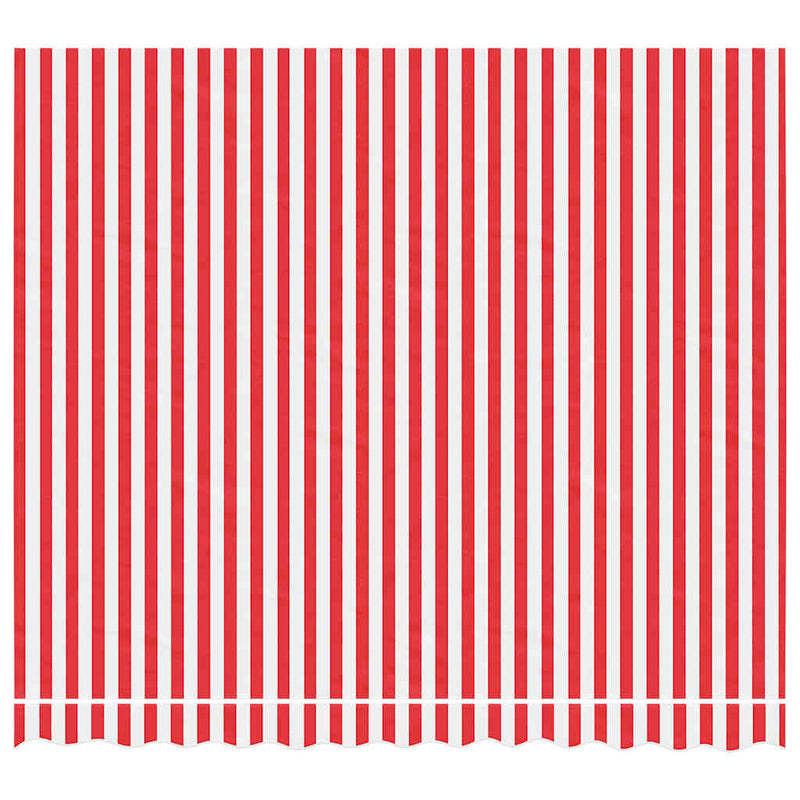Load image into Gallery viewer, Vidaxl vervangingsdoek voor luifel gestreept 3x2,5 m rood en wit

