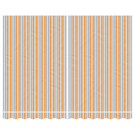 Vidaxl vervangingsdoek voor luifel gestreept 3,5x2,5 m meerkleurig