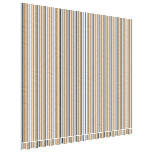 Vidaxl vervangingsdoek voor luifel gestreept 4x3,5 m meerkleurig