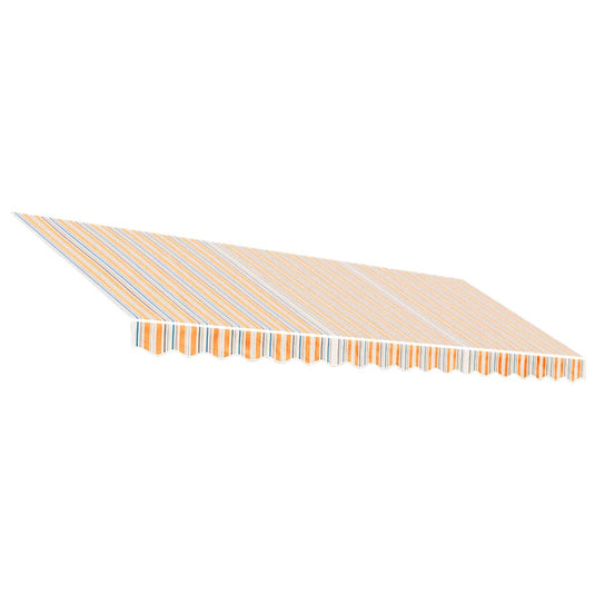 Vidaxl vervangingsdoek voor luifel gestreept 4,5x3 m meerkleurig