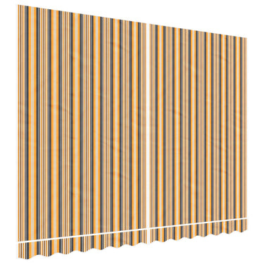 Vidaxl vervangingsdoek voor luifel gestreept 3,5x2,5 m meerkleurig