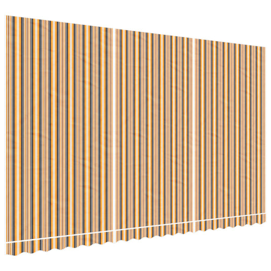 Vidaxl vervangingsdoek voor luifel gestreept 5x3 m meerkleurig