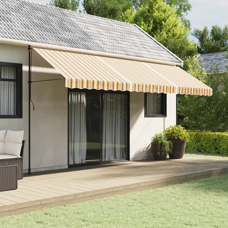 Load image into Gallery viewer, Vidaxl vervangingsdoek voor luifel gestreept 5x3 m meerkleurig
