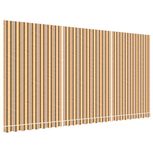 Vidaxl vervangingsdoek voor luifel gestreept 6x3 m meerkleurig