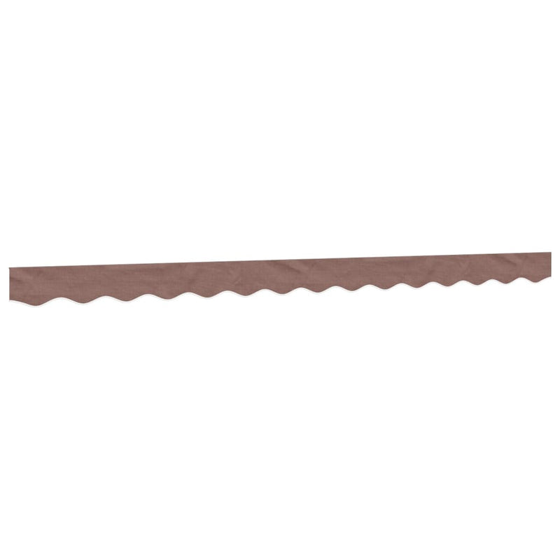 Load image into Gallery viewer, Vidaxl vervangingsdoek voor luifelrok gestreept 350 cm bruin
