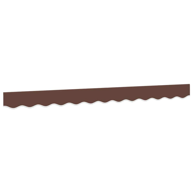 Load image into Gallery viewer, Vidaxl vervangingsdoek voor luifelrok gestreept 350 cm bruin

