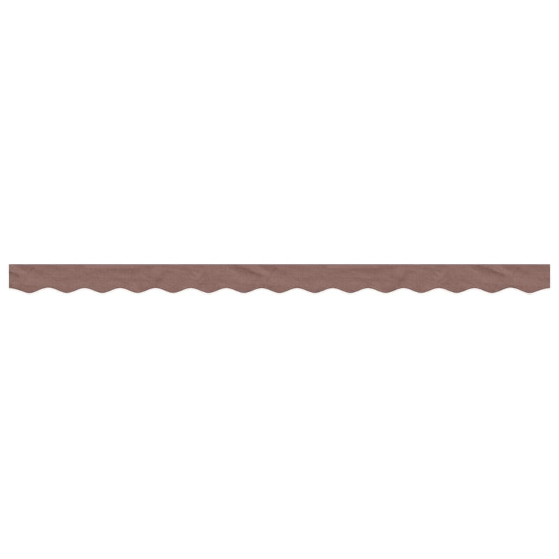 Load image into Gallery viewer, Vidaxl vervangingsdoek voor luifelrok gestreept 350 cm bruin
